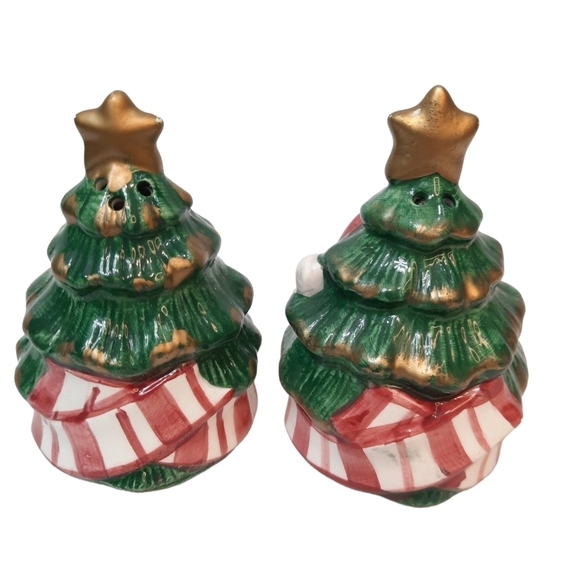Christmas Tree Salt and Pepper Shaker‎ Set - Picture 2 of 5